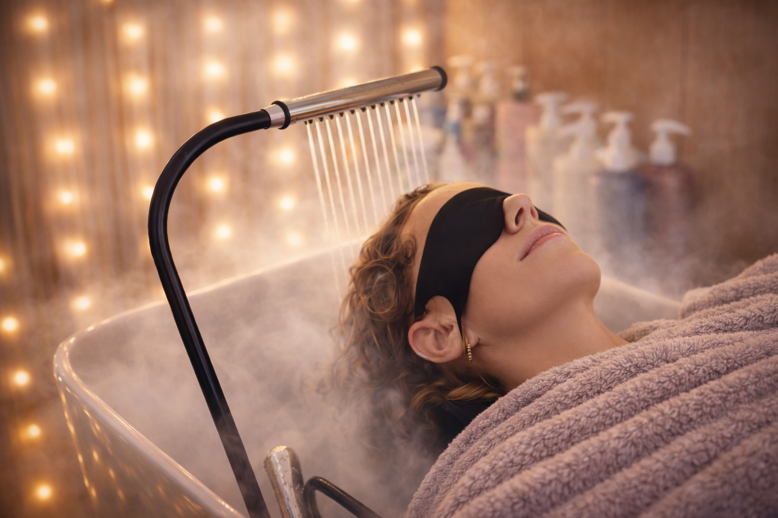 Head Spa Anwendung in Pliening – Kopfhautmassage